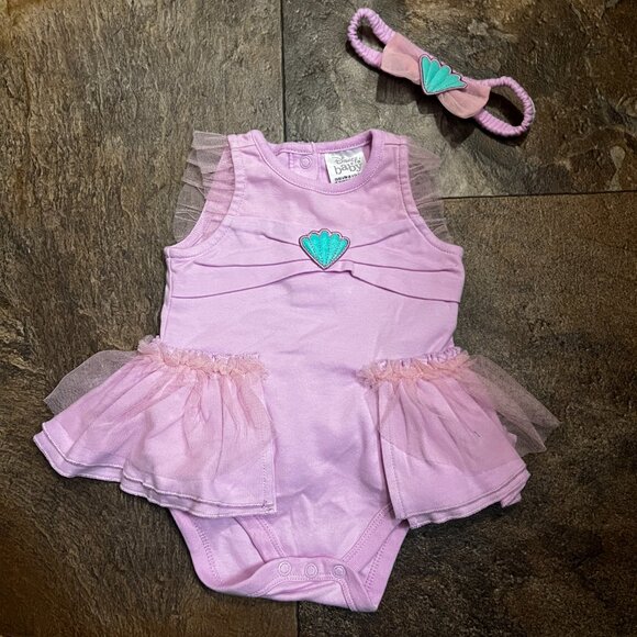Disney Ariel Costume Bodysuit for Baby 6-9M 🎃 HOLIDAY B2G1 - Picture 3 of 3